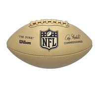 WILSON NFL DUKE FOOTBALL - METALLIC GOLD men Sports Equipment gold in taglia:ONE SIZE