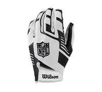 Wilson NFL Stretch Fit Receivers Gloves WF6000802AD, Mens gloves, white, One size EU