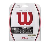 Wilson NXT Duo II Cordi, Trasparente/Argento (Natural/Platinum)