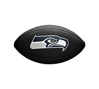 Wilson, Palla da football americano, Mini NFL Team Soft Touch, Seattle Seahawks, Per giocatori amatoriali, Nero, WTF1533BLXBSE