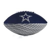 Wilson, Palla da Football Americano NFL CITY PRIDE, Dallas Cowboys, Pelle Composita, per Tempo Libero, Blu/Argento, WTF1523XBDL