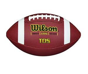Wilson, Palla da football americano, TDS Composite, Pelle composita, Marrone, Per giocatori amatoriali, WTF1715X