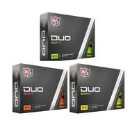 Wilson Palline da golf Duo Soft - confezione da 12 pezzi, verde