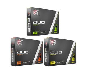 Wilson Palline da golf Duo Soft - confezione da 12 pezzi, verde