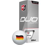 Wilson Palline da golf Duo Soft+ Germania - Confezione da 3 pezzi, bianco