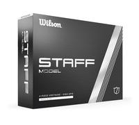 Wilson Palline da Golf Staff Model, Palline da Golf a 4 Strati con Alto Spin, 12 Palline, Uretano, Bianco