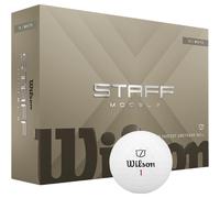 Wilson Palline da golf Staff Model X - Confezione da 12, bianco