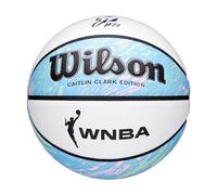 Wilson Pallone da Basket Caitlin Clark WNBA Oasis, Pallone Composito con Design Unico, Multi/Bianco, Misura 6