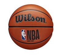 Wilson Pallone da Basket NBA DRV PRO, Utilizzo Outdoor, Gomma Tackskin, Misura: 7, Marrone
