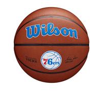 Wilson Pallone da Basket NBA Team Alliance, Con Superficie Pure Feel e Tecnologia Dual Depth, Con Maggiore Stabilità Aerea, Colore: Marrone, Taglia: 7