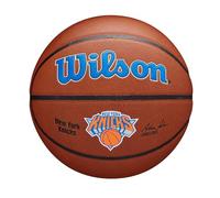 Wilson Pallone da Basket NBA Team Alliance, Con Superficie Pure Feel e Tecnologia Dual Depth, Con Maggiore Stabilità Aerea, Colore: Marrone, Taglia: 7