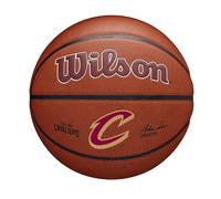 Wilson Pallone da Basket NBA Team Alliance, Con Superficie Pure Feel e Tecnologia Dual Depth, Con Maggiore Stabilità Aerea, Colore: Marrone, Taglia: 7