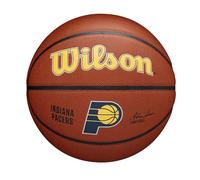 Wilson Pallone da Basket NBA Team Alliance, Con Superficie Pure Feel e Tecnologia Dual Depth, Con Maggiore Stabilità Aerea, Colore: Marrone, Taglia: 7