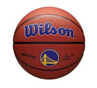 Wilson Pallone da Basket NBA Team Alliance, Con Superficie Pure Feel e Tecnologia Dual Depth, Con Maggiore Stabilità Aerea, Colore: Marrone, Taglia: 7