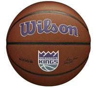 Wilson NBA Team Composite BSKT, Basketball Unisex-Adult, Marrone (Sacramento Kings), Misura 7