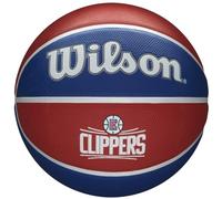 Wilson Pallone da Basket NBA TEAM TRIBUTE BSKT, Utilizzo Outdoor, Gomma, Misura 7, Rosso/Blu (Los Angeles Clippers)
