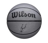 Wilson Pallone da Basket NBA Team Tribute Solid, Con Cuciture Pro, Stabilità Dell'Aria e Alte Prestazioni, Per Giocare All'Aperto, Squadra: Los Angeles Lakers, Colore: Giallo, Taglia: 5
