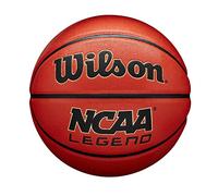 Wilson Pallone da Basket NCAA LEGEND, Pelle Composita, Utilizzo Indoor e Outdoor
