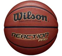 Wilson Pallone da Basket, Reaction PRO, Arancione, Pelle Sintetica, Misura 5, Uso all'Interno e all'Esterno