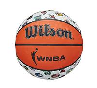 Wilson Pallone da Basket WNBA ALL TEAM, Utilizzo Outdoor, Gomma, Misura: 6, Marrone/Bianco