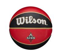 Wilson Pallone da Basket WNBA Team Tribute, Con Canali di Precisione per una Presa Eccezionale, Superficie Adattabile, Squadra: Las Vegas Aces, Colore: Blu Reale, Taglia: 6