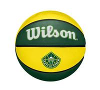 Wilson Pallone da Basket WNBA Team Tribute, Con Canali di Precisione per una Presa Eccezionale, Superficie Adattabile, Squadra: Seattle Storm, Colore: Blu Reale, Taglia: 6