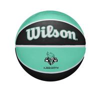 Wilson Pallone da Basket WNBA Team Tribute, Con Canali di Precisione per una Presa Eccezionale, Superficie Adattabile, Squadra: New York Liberty, Colore: Blu Reale, Taglia: 6