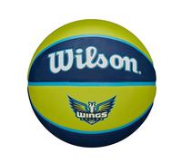 Wilson Pallone da Basket WNBA Team Tribute, Con Canali di Precisione per una Presa Eccezionale, Superficie Adattabile, Squadra: Dallas Wings, Colore: Blu Navy, Taglia: 6