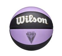 Wilson Pallone da Basket WNBA Team Tribute, Golden State Valkyries, Copertura Performance per Mostrare Tifo, Viola/Nero, Misura 6