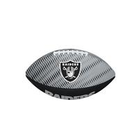 Wilson, NFL Team Tailgate Unisex-Youth, Argento/Nero, Junior