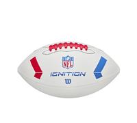 Wilson NFL Ignition - Pallone da calcio, misura bambino, colore: Bianco