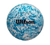 Wilson Pallone da Pallavolo Impact Gen Green, Realizzato con Camera D'Aria Con Blocco a Pressione e Rivestimento in EVA Sostenibile, Ideale Per Uso Interno, Colore: Blu/Bianco, Taglia Ufficiale