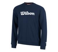 Felpa da tennis da uomo Wilson Parkside Crew - Blu L