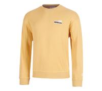 Felpa da tennis da uomo Wilson Parkside Crew - Giallo (XXL)