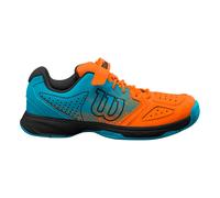 Wilson Perfetto per il tennis e il padelScopri la scarpa Wilson Kaos all-court per bambini, ideale per il tennis e il padel su tutte le superfici. Questa scarpa versatile negli accattivanti colori ara