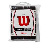 Wilson PRO Overgrip - Confezione da 12 Pezzi, Taglia Unica, Colore: Nero