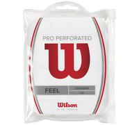 Wilson Pro Overgrip Perforated Confezione Da 12 - Bianco