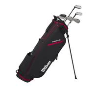 Wilson Profile Mezzo Set Uomo gra, Rosso/Nero/Argento, Standard