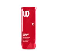 Wilson Progettata per offrire un mix ideale di costanza, durata e gioco, la serie X3 di Wilson alza le aspettative per le prestazioni delle palline da padel. Ideale per le superfici di gioco più rapid