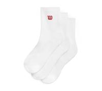 Calzini da tennis Wilson Quarter Top Sock 3P - Bianco (43-46)