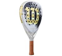 Wilson Defy LS V1 SE Racchetta da Padel Leggera, Bianco/Oro | Racchetta da padel a diamante per avanzati, leggera e potente, con spin aggressivo e rapido controllo