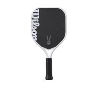 Wilson Racchetta da Pickleball Vesper Control 17, Telaio Stampato a Vescica, Design a Gola Aperta, Superficie in Puro Carbonio, Anima in Schiuma Densa, Manico Fusion, Forma Ampia, Taglia: 1