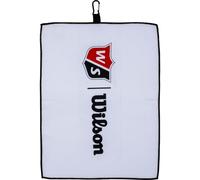 Wilson, Asciugamano da golf, Tripla piega, TRI FOLD Unisex-Adult, White, One Size
