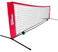 Wilson Rete Mobile da Tennis, Starter Ez Tennis Net, Larghezza 6.1 m, Rosso, WRZ259700