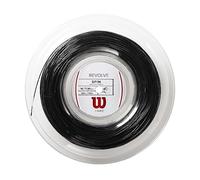 Wilson Revolve 16 Reel Corda da Tennis, Unisex - Adulto, Nero, 1.30 mm, 200 m