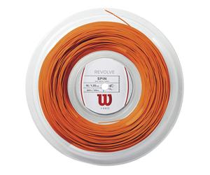 Wilson Revolve Rotolo Di Corde 200m - Arancione Calibro corda 1, 25