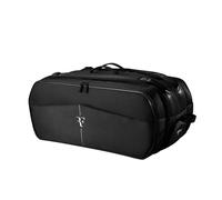 WILSON RF Tournament - Borsa per racchette da tennis, contiene fino a 15 racchette, colore: Nero
