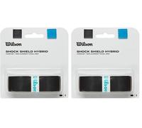 Wilson Ricambio per Overgrip Padel Shock Shield Hybrid, Nero, WR8416501001 (Confezione da 2)