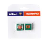 Wilson Roland-Garros Dampener 2 Pack, Impugnature da Tennis e Altro Unisex Adulto, Verde/Arancione, Nessuna Dimensione