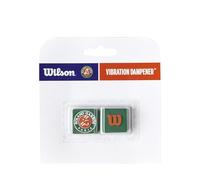 Wilson Roland-Garros Dampener 2 Pack, Impugnature da Tennis e Altro Unisex Adulto, Verde/Arancione, Nessuna Dimensione